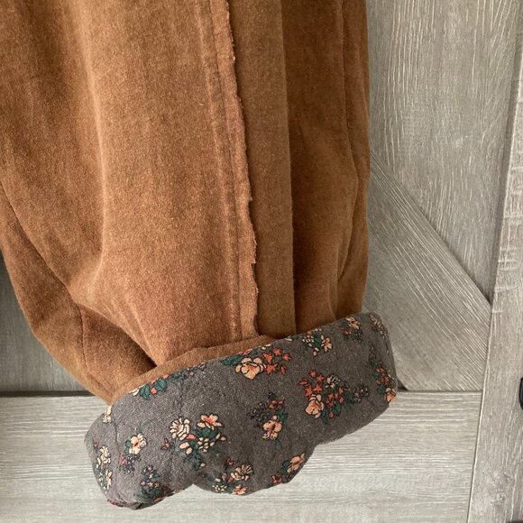 100% Cotton, Quilted, Warm Harem Pants, OS , cinamon color - Picture 5 of 11